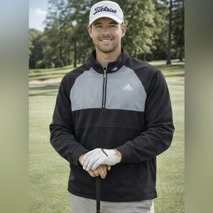 Adidas Golf (Clima Warm) Fleece Pull over‎ 1/4 zip (medium)